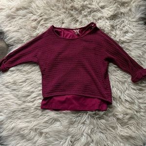 Sweater with under top